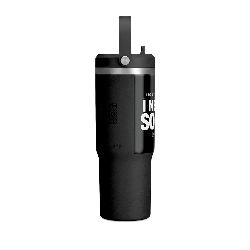 Nomad Tumbler 32oz - "I Need A Social" Insulated Travel Tumbler